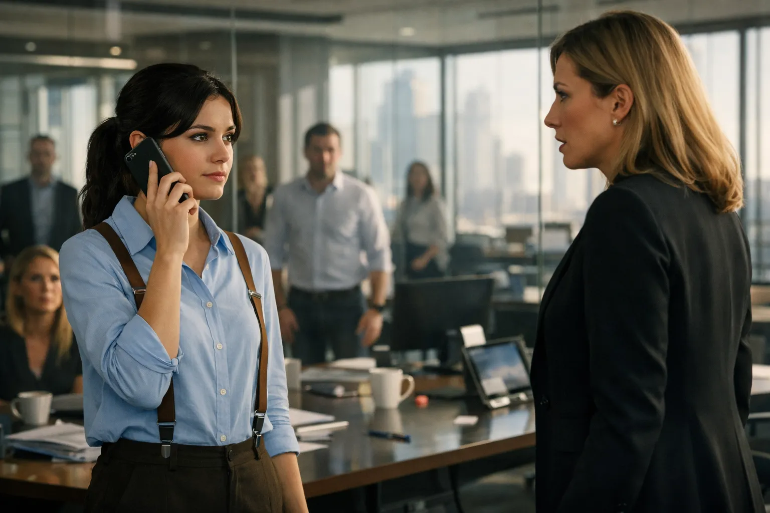 Era Gelosa della Stagista Silenziosa e Le Ha Reso la Vita un Inferno per Settimane… Ma nel Momento in cui L’ha Schiaffeggiata Davanti a Tutti, Tutto è Cambiato