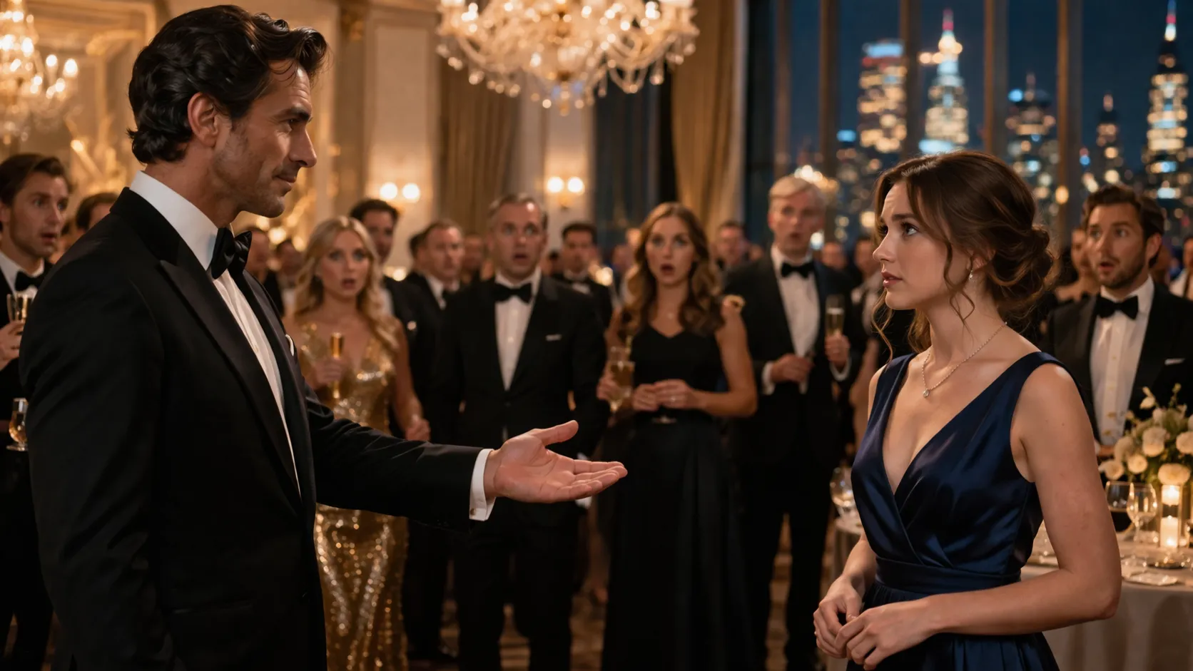 Pagò la donna delle pulizie 5.000 dollari per accompagnarlo al gala — poi una sola frase zittì tutta Manhattan