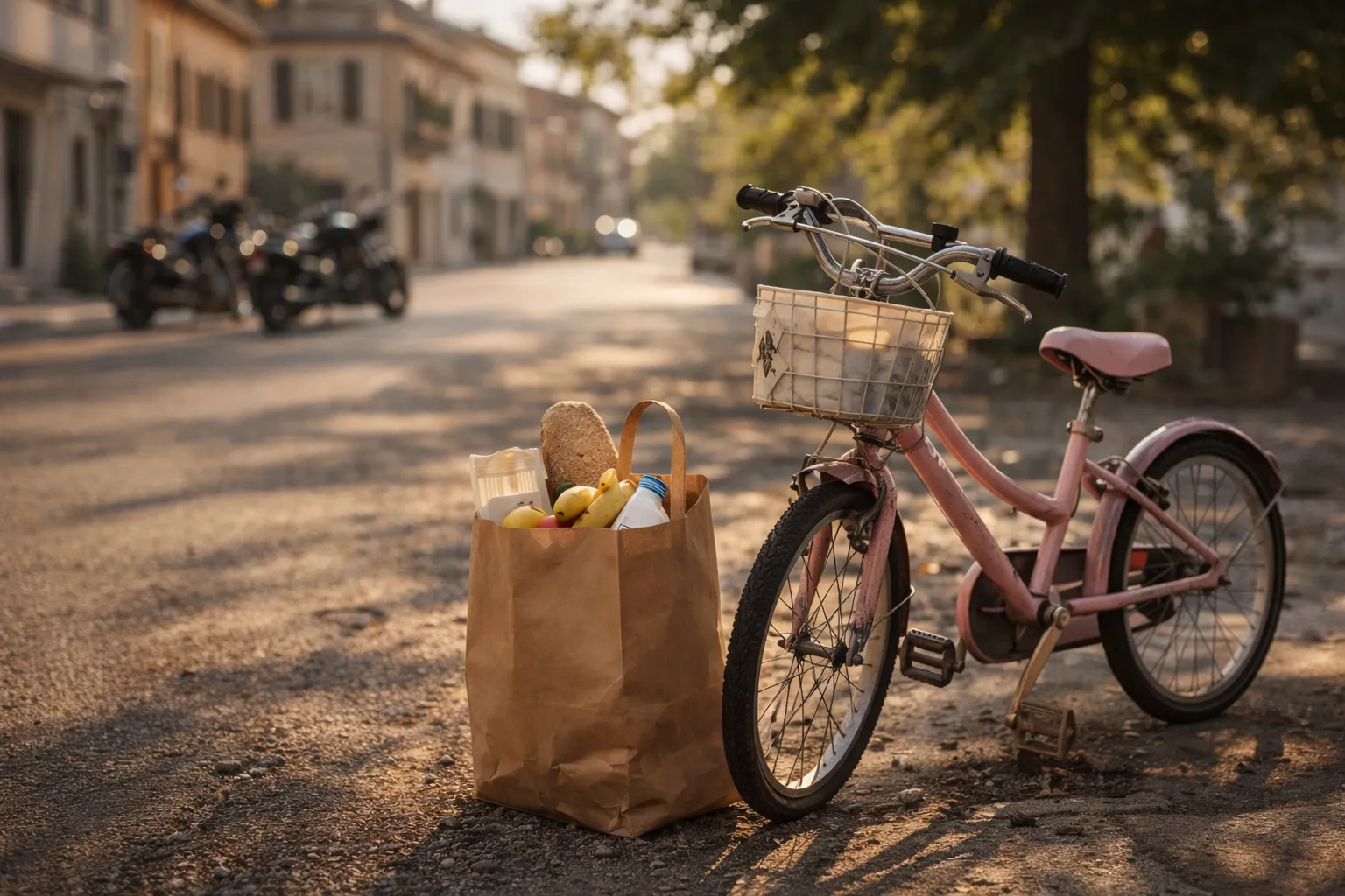 Voleva vendere la sua bicicletta per comprare da mangiare a sua madre — ma quel giorno Borgoforte scoprì chi l’aveva davvero ridotta così