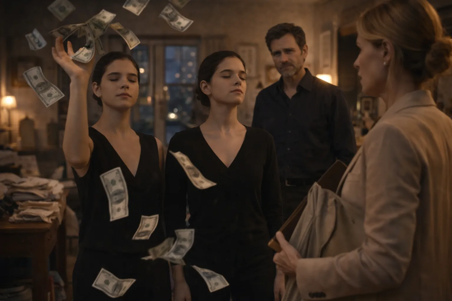 Mia moglie ci lasciò quando nacquero le nostre gemelle cieche — diciotto anni dopo tornò per comprarle con un ultimatum