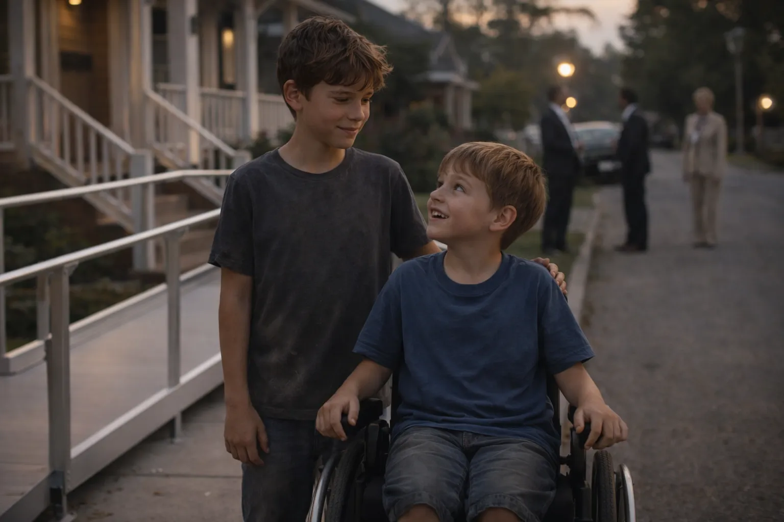 Mio figlio costruì una rampa per il bambino della porta accanto — poi una vicina arrogante la distrusse, senza sapere che stava mandando in frantumi il proprio futuro